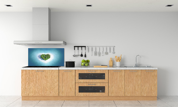 Cooker splashback Island