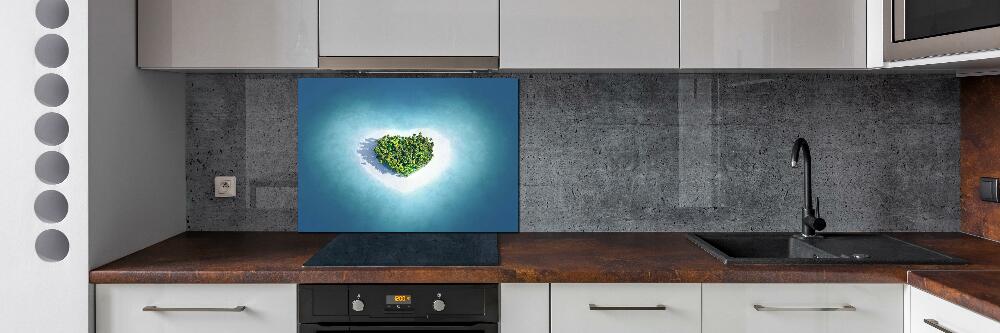 Cooker splashback Island