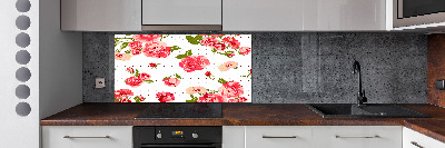 Cooker splashback Roses