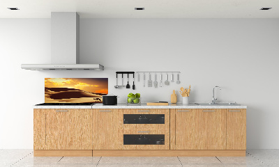 Cooker splashback Sahara camel