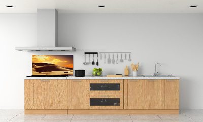 Cooker splashback Sahara camel