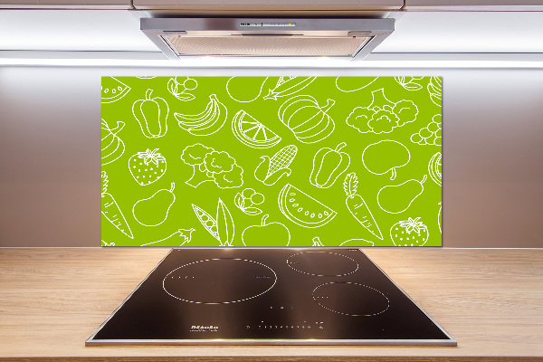 Cooker splashback Fruits and vegetables