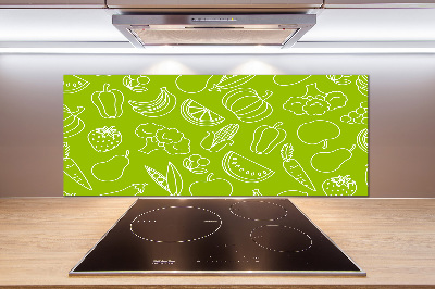 Cooker splashback Fruits and vegetables