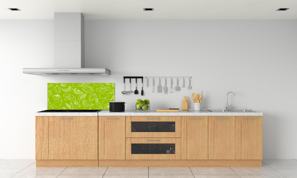 Cooker splashback Fruits and vegetables