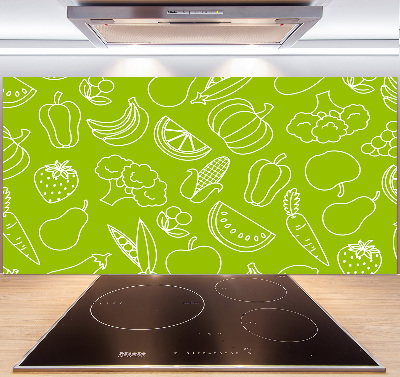 Cooker splashback Fruits and vegetables