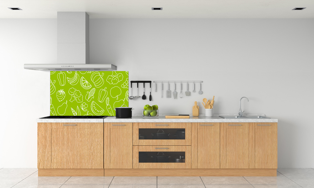 Cooker splashback Fruits and vegetables