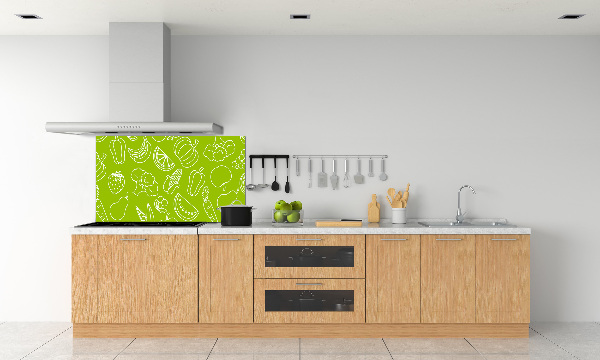 Cooker splashback Fruits and vegetables