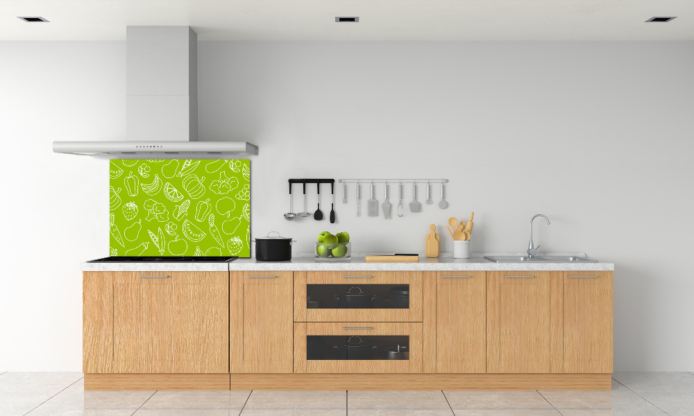 Cooker splashback Fruits and vegetables