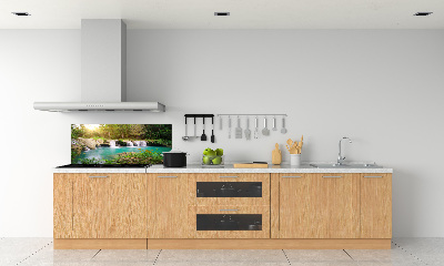 Cooker splashback Waterfall in the forest