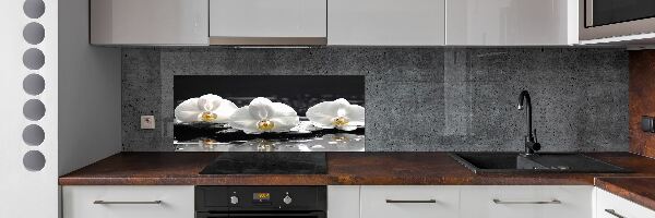 Kitchen splashback Orchid