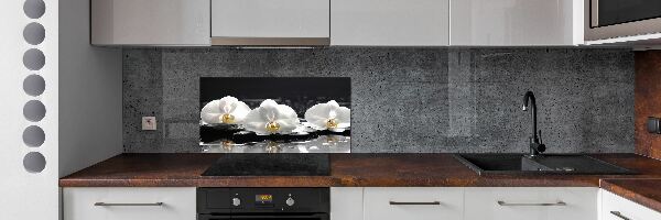 Kitchen splashback Orchid