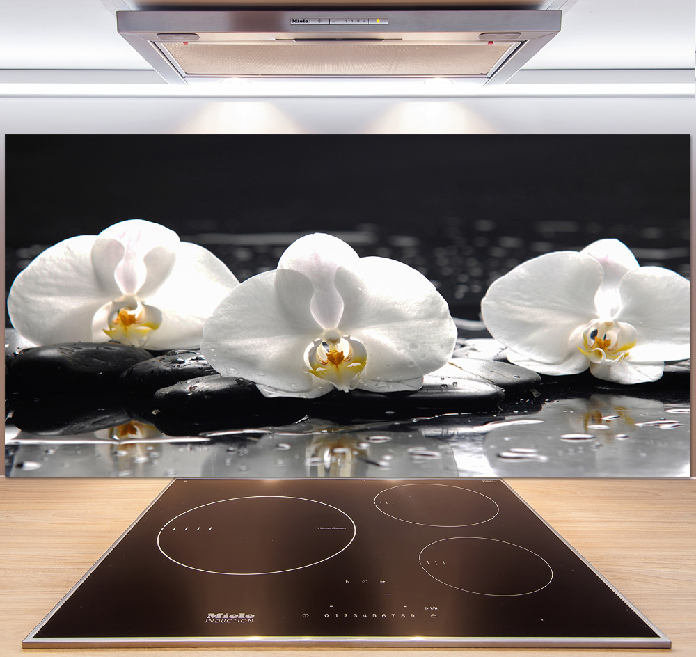 Kitchen splashback Orchid