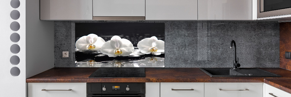 Kitchen splashback Orchid