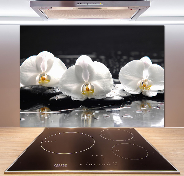 Kitchen splashback Orchid