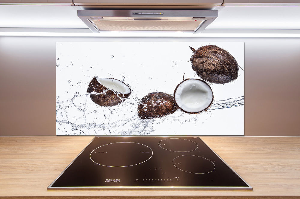 Kitchen splashback Coconut with water