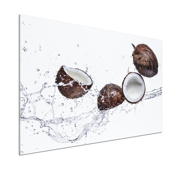 Kitchen splashback Coconut with water