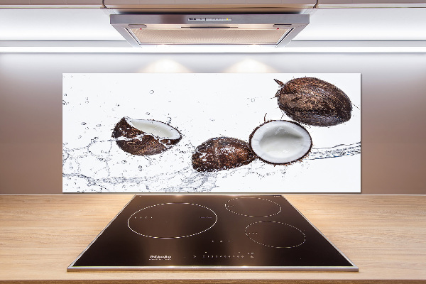 Kitchen splashback Coconut with water