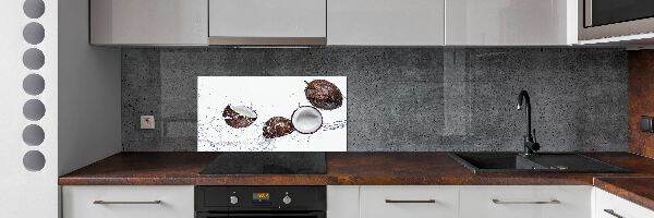 Kitchen splashback Coconut with water