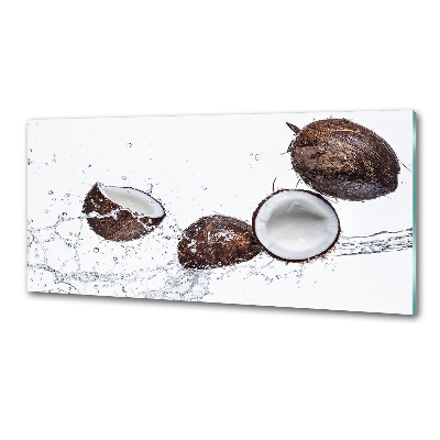 Kitchen splashback Coconut with water