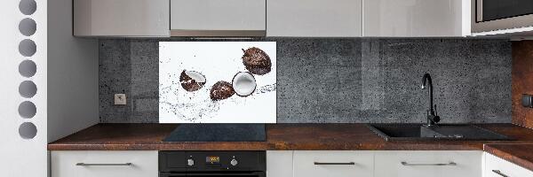 Kitchen splashback Coconut with water