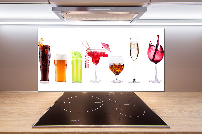 Kitchen splashback Drink set