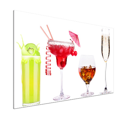 Kitchen splashback Drink set