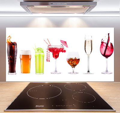 Kitchen splashback Drink set