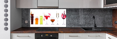 Kitchen splashback Drink set