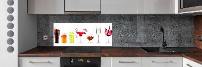 Kitchen splashback Drink set