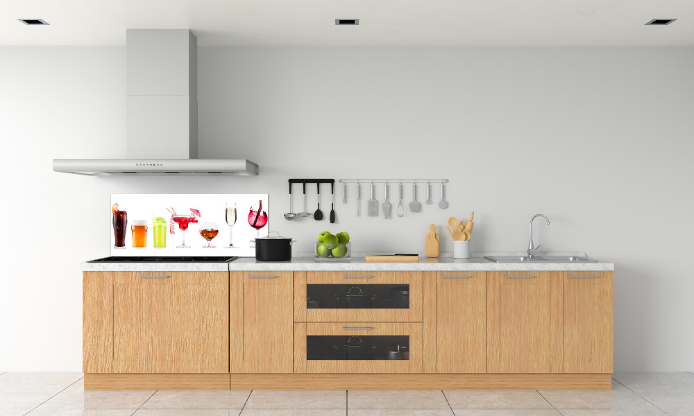 Kitchen splashback Drink set