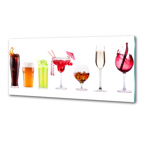 Kitchen splashback Drink set