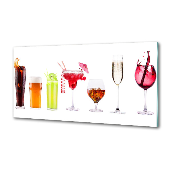 Kitchen splashback Drink set