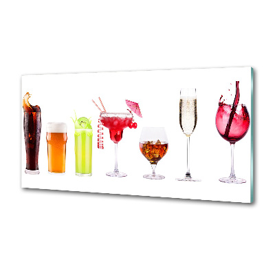 Kitchen splashback Drink set