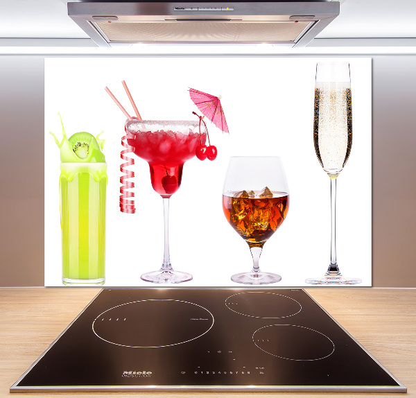 Kitchen splashback Drink set