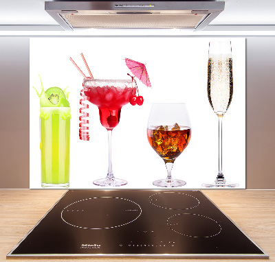 Kitchen splashback Drink set