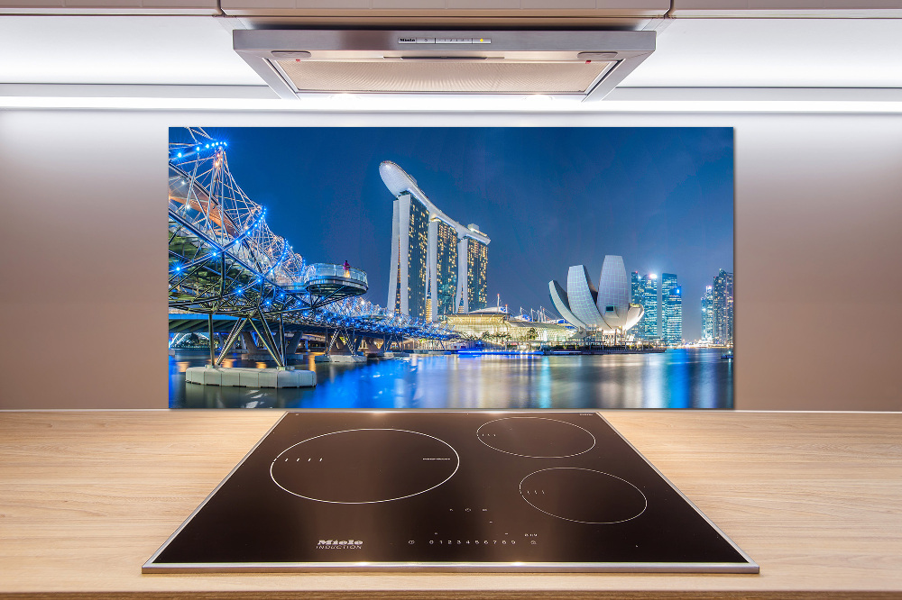 Cooker splashback Singapore at night