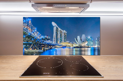 Cooker splashback Singapore at night