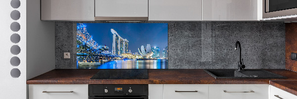 Cooker splashback Singapore at night