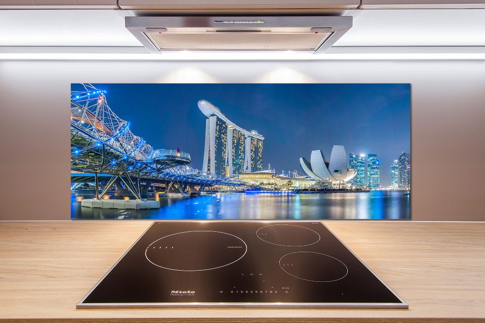 Cooker splashback Singapore at night