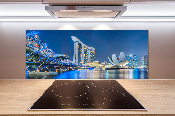 Cooker splashback Singapore at night