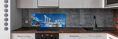 Cooker splashback Singapore at night