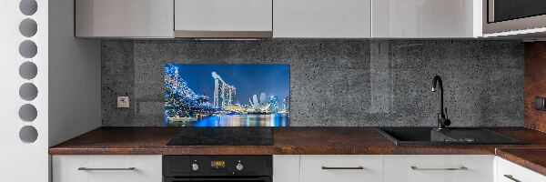 Cooker splashback Singapore at night