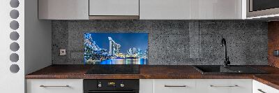 Cooker splashback Singapore at night