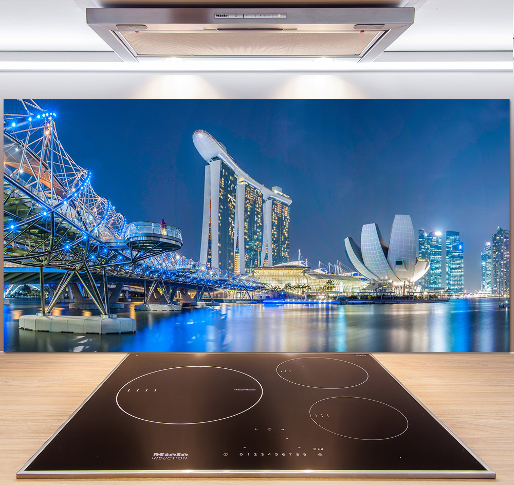 Cooker splashback Singapore at night