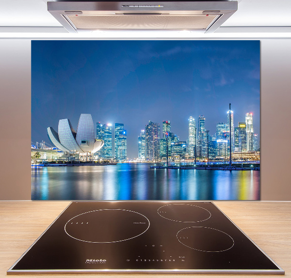 Cooker splashback Singapore at night