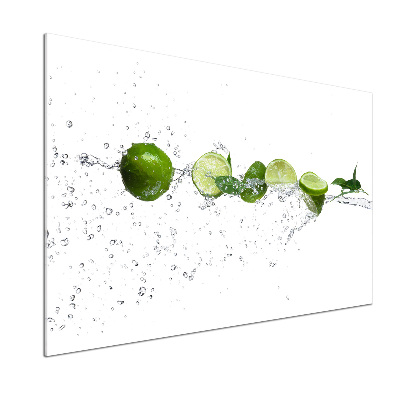 Kitchen splashback Lime and water