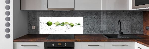 Kitchen splashback Lime and water