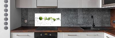 Kitchen splashback Lime and water