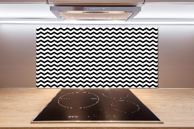 Kitchen splashback Zigzags