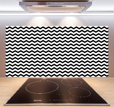 Kitchen splashback Zigzags